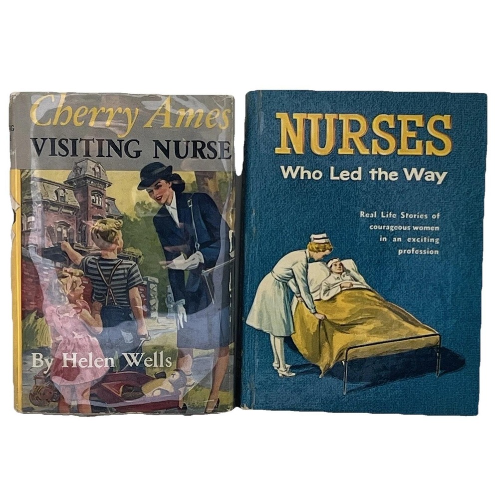 Cherry Ames Visiting Nurse Nurses Who Led The Way 1947 1961 Set 2 Vintage Books
